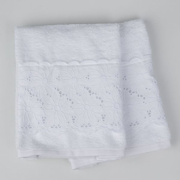 Toalha Ili Branco Artelassê Lavabo Branco